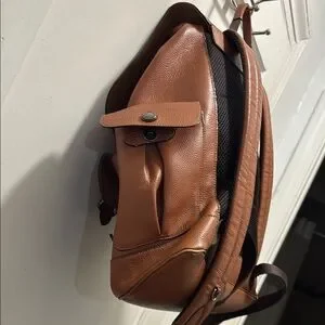 Coach | Bags | Coach Brown Leather Backpack With Classic  display picture 2